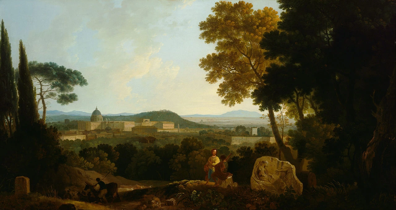 San Pietro e il Vaticano dal Gianicolo a Roma - Art Gallery of New South Wales